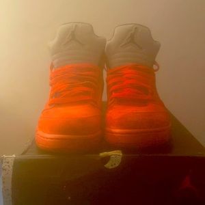 Air Jordan Retro 5 red suede